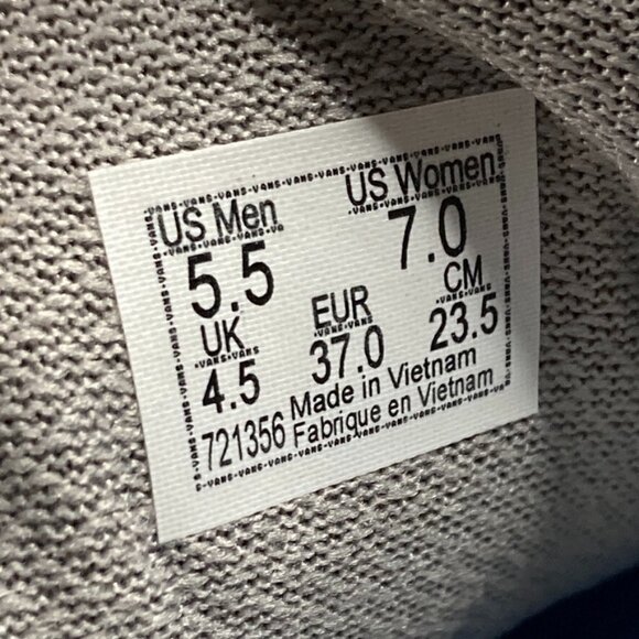 VANS EVDNT Ultimate Waffle Shoes Drizzle/White Mens 5.5 Womens 7 NEW - Picture 9 of 10